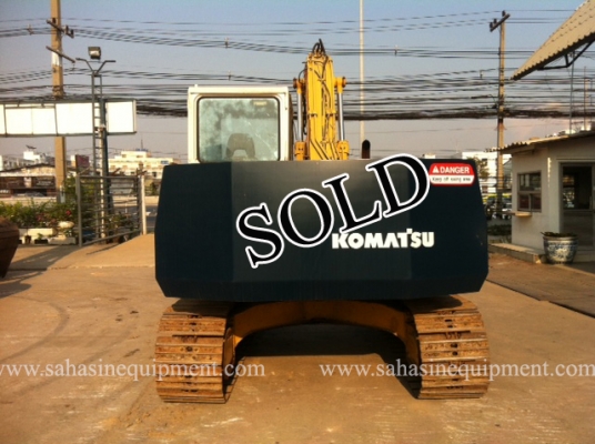 รถขุด PC120-5 S/N 421XX บจก.สหสินอีควิปเม้นท์ โทร.081-5851880, 02-5168100-1 www.sahasinequipment.com