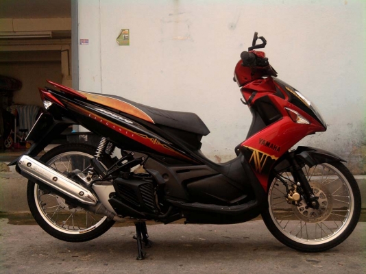 ขออนุญาติขาย  Yamaha Nouvo Elegance  135 cc. รถบ้าน สีแดง