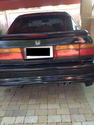 ขายรถบ้าน HONDA ACCORD สีดำ ปี 1990
