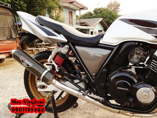 แม็กสิงห์บุรี//CB400 ปี96 เวอชั่น S แต่งสวย หล่อซิ่งๆ ท้ายแต่ง+ท่อสูตร 77000 ด่วน