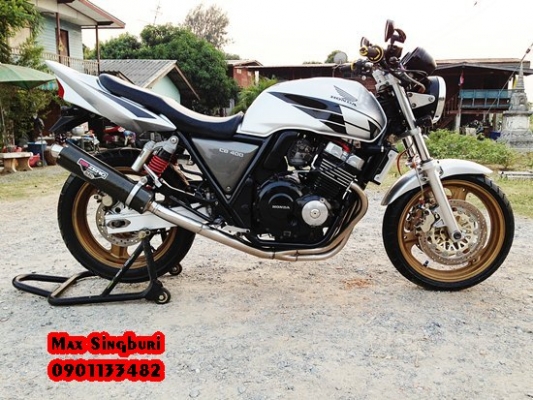 แม็กสิงห์บุรี//CB400 ปี96 เวอชั่น S แต่งสวย หล่อซิ่งๆ ท้ายแต่ง+ท่อสูตร 77000 ด่วน