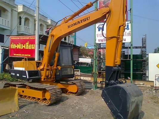 KOMATSU PC120-3 เครื่องปั้มเดิม รอลเลอร์7ลูก โซ่ใหม่ KOMATSU PC120-3 เครื่องปั้มเดิม รอลเลอร์7ลูก โซ่ใหม่