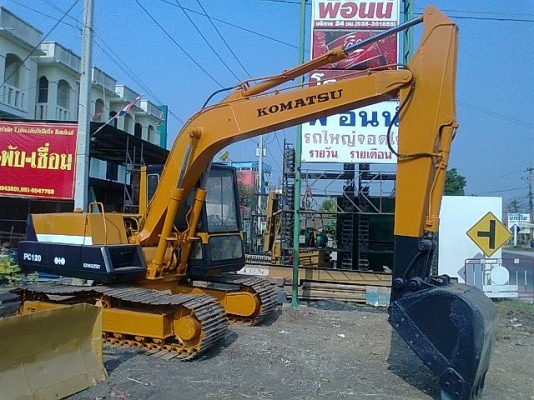 KOMATSU PC120-3 เครื่องปั้มเดิม รอลเลอร์7ลูก โซ่ใหม่
