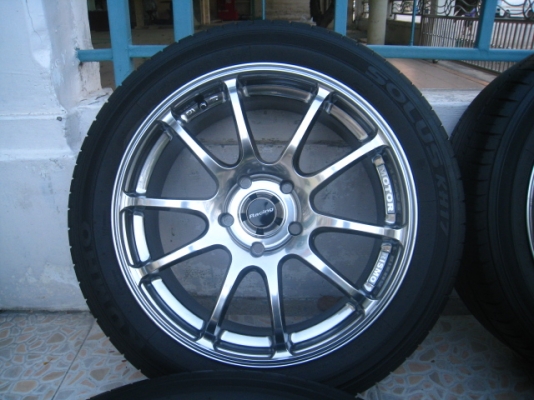 ขายล้อแม็ก Advanti motor rismo 17"x7" et40 5/114.3 +ยางปี11(081-3747940)