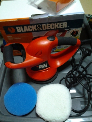 เครื่องขัดเงาส่ายหมุนอิสระ BLACK&amp;DECKER  ใช้งานง่ายสะดวก ประหยัดแรง