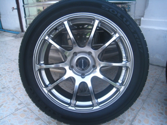 ขายล้อแม็ก Advanti motor rismo 17"x7" et40 5/114.3 +ยางปี11(081-3747940)