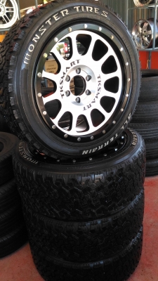 ขายล้อ TK SMART ขอบ 20 พร้อมยาง MONSTER 265/50/20 สวยๆครับ