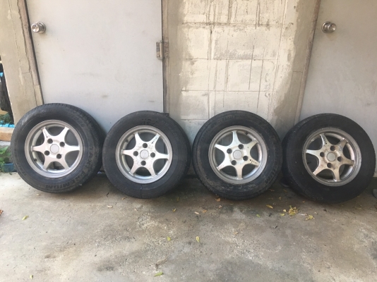 แม็กเดิม MAZDA FAMILIA ขอบ 13x5.5&quot; ET+12 4/110