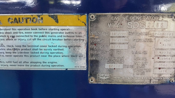 ขายเครื่องปั่นไฟมือสองจากญี่ปุ่น สภาพสวยพร้อมใช้งาน ราคาไม่แรง