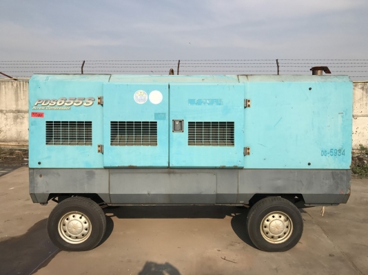 ปั้มลม AIRMAN PDS655S ปี 2006 รุ่นใหม่ นำเข้าจากญี่ปุ่น สภาพดีครับ