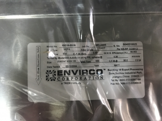 ขายชุดพัดลมกรองอากาศ Envirco fan filter unit สำหรับห้องปลอดฝุ่น ปลอดเชื้อ ของใหม่แกะกล่อง มี 3ชุดครับ ขายชุดพัดลมกรองอากาศ Envirco fan filter unit สำหรับห้องปลอดฝุ่น ปลอดเชื้อ ของใหม่แกะกล่อง มี 3ชุดครับ