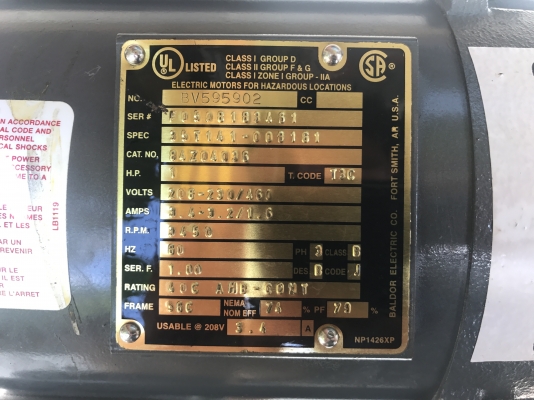 ขายปั้มน้ำแรงดันสูงแบบตั้ง Baldor 1HP. 380V made in USA หัวปั้ม Groundfos สภาพสวยมาก วิ่งนิ่มพร้อมใช้งาน