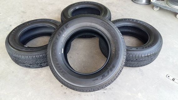 ขายยางป้ายแดง bridgestone dueler h/t 684ll 265/65r17 สนใจติดต่อร้าน ก.เจริญการยางครับ 081-3747940