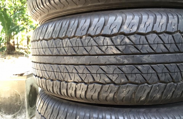 ยางDunlop AT20 ขนาด 265/60/18 ถอดจากล้อAll New Pajero