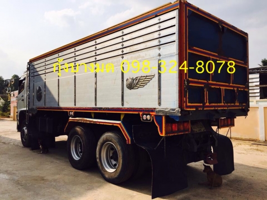 ขายสิบล้อดัมพ์ Hino mega เครื่อง 320 แรง ปี 48 มีระบบลากพ่วง กระบะดัมพ์มิเนียม ยางเรเดียนแท้ ทะเบียนพร้อม