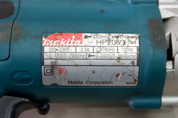 สว่านกระแทก 2สปีด 20 mm. MAKITA รุ่น HP2050 ของแท้ สภาพดี พร้อมใช้งาน สว่านกระแทก 2สปีด 20 mm. MAKITA รุ่น HP2050 ของแท้ สภาพดี พร้อมใช้งาน