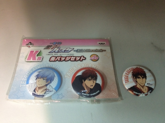 ขายเข็มกลัด KUROKO NO BASKET ของแท้