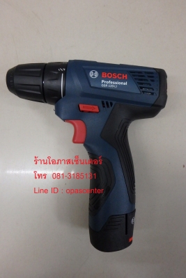 สว่านไขควงไร้สาย 12 V Bosch รุ่น GSR 120-Li ของใหม่ พร้อมที่ชาร์ท และแบตเตอรี่ 2 ก้อน