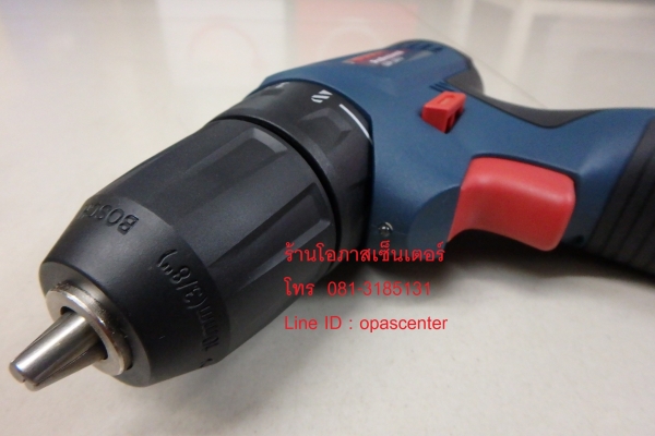 สว่านไขควงไร้สาย 12 V Bosch รุ่น GSR 120-Li ของใหม่ พร้อมที่ชาร์ท และแบตเตอรี่ 2 ก้อน
