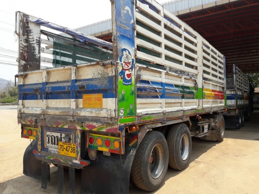 ขายแม่+ลูก Isuzu 360 แรง ปี 53 กระบะไม่ดัมพ์ ลูก 3 เพลาแท้
