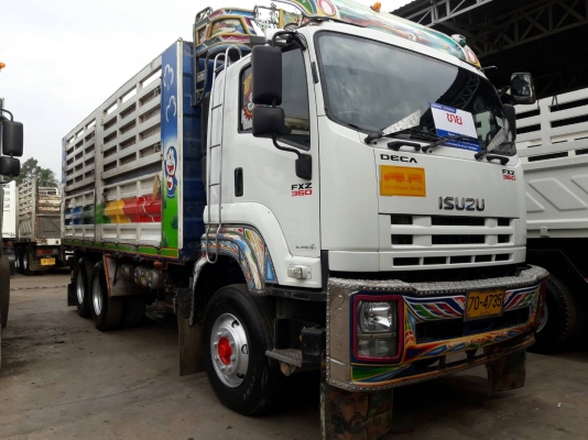 ขายแม่+ลูก Isuzu 360 แรง ปี 53 กระบะไม่ดัมพ์ ลูก 3 เพลาแท้