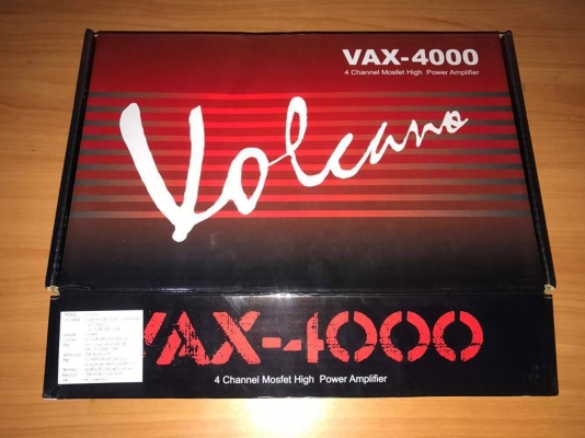 amp Volcano 4ch VAX-4000 ของใหม่ 1800