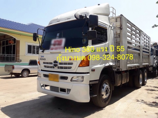 รถพ่วงแม่+ลูก Hino 380 แรง ปี 55 กระบะไม่ดัมพ์ ลูก 3 เพลา ทะเบียนพร้อม รถพ่วงแม่+ลูก Hino 380 แรง ปี 55 กระบะไม่ดัมพ์ ลูก 3 เพลา ทะเบียนพร้อม