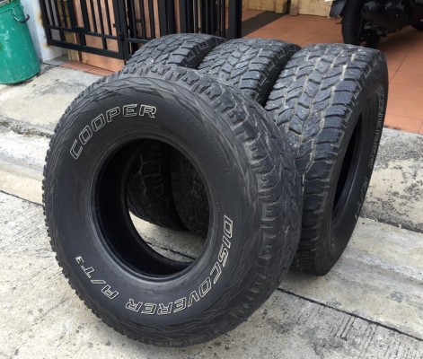 ยางCooper Discoverer A/T3 ขนาด285/75/16 สภาพใหม่ ดอกเต็ม ทุกเส้น