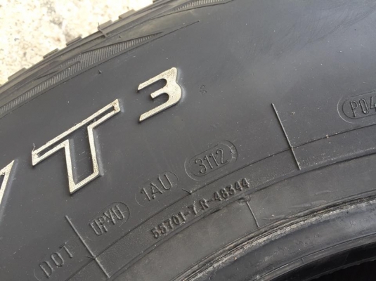 ยางCooper Discoverer A/T3 ขนาด285/75/16 สภาพใหม่ ดอกเต็ม ทุกเส้น