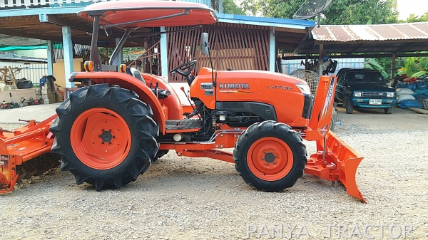 รถเข้าใหม่#ปัญญาแทรคเตอร์..จัดมาให้ครับ ด่วน!!  395,000 บาท.   คูโบต้าL4708 ใบมีดคานล่างFD185  โรตาลี่ตราช้างRX182  สีเดิมๆ  สภาพพร้อมใช้ จัดส่ง อ.หล่มเก่า จ.เพชรบูรณ์