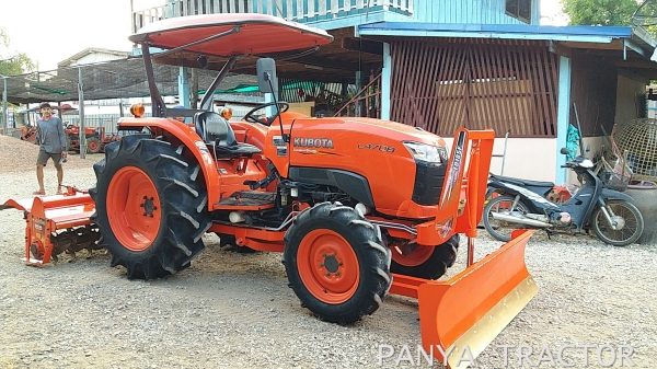 รถเข้าใหม่#ปัญญาแทรคเตอร์..จัดมาให้ครับ ด่วน!!  395,000 บาท.   คูโบต้าL4708 ใบมีดคานล่างFD185  โรตาลี่ตราช้างRX182  สีเดิมๆ  สภาพพร้อมใช้ จัดส่ง อ.หล่มเก่า จ.เพชรบูรณ์
