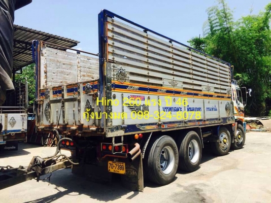 ขายแม่ลูก HINO 260 แรง ปี 46 ดัมพ์มิเนียม แม่ 12 ล้อ ลูก 2 เพลา 6.50 เมตร ทะเบียนพร้อม