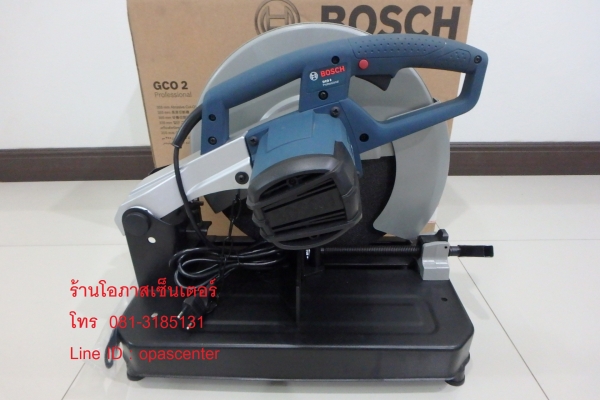 แท่นตัดไฟเบอร์ 14 นิ้ว Bosch รุ่น GCO 2 ขนาด 14 นิ้ว ของใหม่ ยกกล่อง แท่นตัดไฟเบอร์ 14 นิ้ว Bosch รุ่น GCO 2 ขนาด 14 นิ้ว ของใหม่ ยกกล่อง