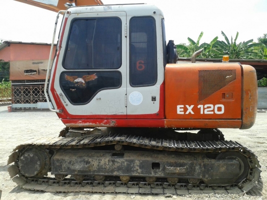 ขาย 735,000 รถเเบคโฮ HITACHI 120-2 คอนโทรสั้น รถเก่านอกแท้ เอกสารทะเบียน ไฟฟ้า แอร์ครบ ไลน์หัวเจาะพร้อม  จ.กรุงเทพมหานคร 090-772-3710 090-772-3708