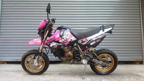 ขออนุญาตขาย KAWASAKI KSR NEW 110 สตาร์ทมือ แต่งสวย