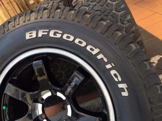 ล้อLenso RT-7 แท้ พร้อม ยางBF All-Terrain 265/65/17 USA. ทั้งชุด ล้อLenso RT-7 แท้ พร้อม ยางBF All-Terrain 265/65/17 USA. ทั้งชุด
