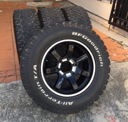ล้อLenso RT-7 แท้ พร้อม ยางBF All-Terrain 265/65/17 USA. ทั้งชุด