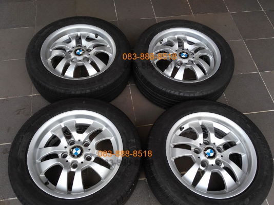 ล้อแม็กซ์ BMW/E90 ขอบ16 ยางปี13สภาพสวยใช้น้อยดอกเต็มไม่มีปะ ขายถุก