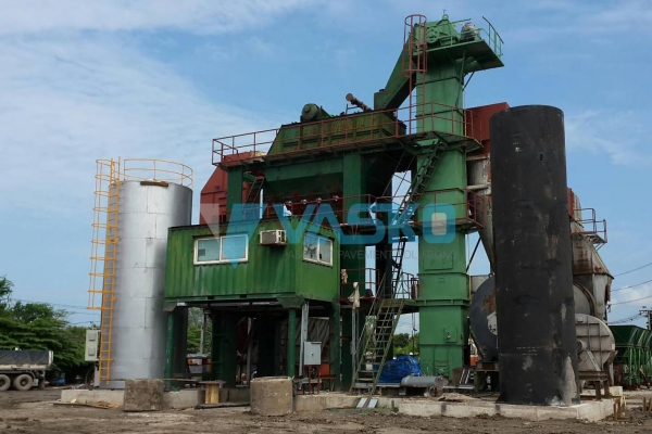 โรงผสมยางมะตอย(Asphalt plant)มือสอง 1.5ตัน(90-120ตันต่อชั่วโมง) จากเกาหลี พร้อมbuilt และติดตั้ง ของอยู่ไทยเเล้ว 13m