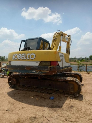 ขายรถขุดแบ็คโค KOBELCO(ไลนแย็ค) SK120-3มาร์คทรีไฟฟ้าเต็ม เก่านอก4ปี ช่วงล่างดี