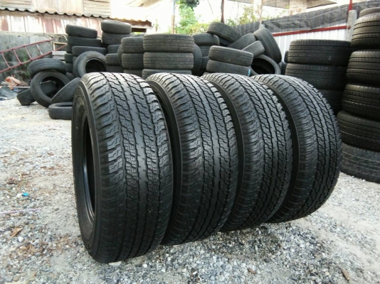 ขายYOKOHAMA 265/65R17 ยางสัปดาห์ที่40ปี15 ดอกยางเต็มไม่แตกลายไม่ร้าวไม่กินข้างไม่มีปะ สวยๆ จำนวน 1 ชุด