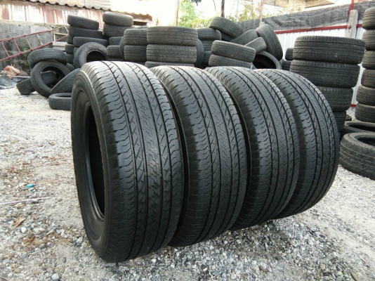 ขายยาง บริดสโตน อีโคเปีย255/65R17 ยางสัปดาห์ที่31ปี16 ดอกยางหนาสวยสดไม่แตกลายไม่ร้าวไม่กินข้างไม่มีปะ จำนวน 1 ชุด