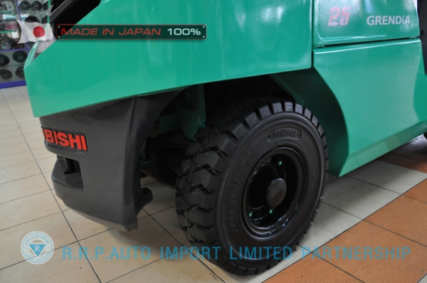 รถโฟล์คลิฟท์พร้อมขาย MITSUBISHI รุ่น FD25T-F18C-54064 นำเข้าจากประเทศญี่ปุ่น 100\%