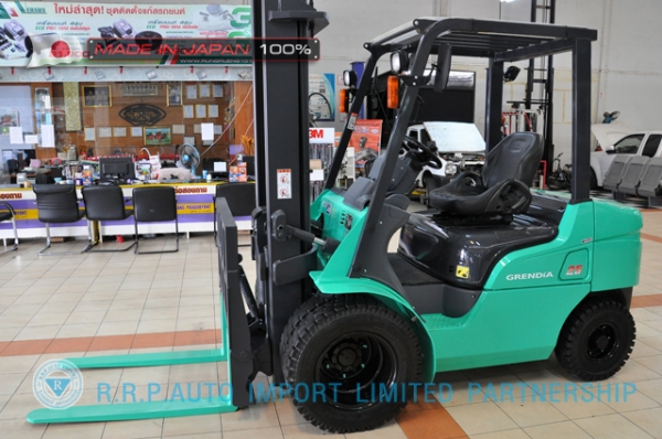 รถโฟล์คลิฟท์พร้อมขาย MITSUBISHI รุ่น FD25T-F18C-54064 นำเข้าจากประเทศญี่ปุ่น 100\%