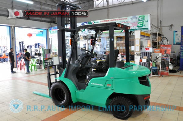 รถโฟล์คลิฟท์พร้อมขาย MITSUBISHI รุ่น FD25T-F18C-54064 นำเข้าจากประเทศญี่ปุ่น 100\%