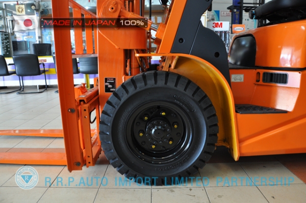 ขายรถโฟล์คลิฟท์มือสอง TCM รุ่น FD25T6H-39E00762 นำเข้าจากประเทศญี่ปุ่น 100\% ไม่เคยใช้งานในประเทศไทย