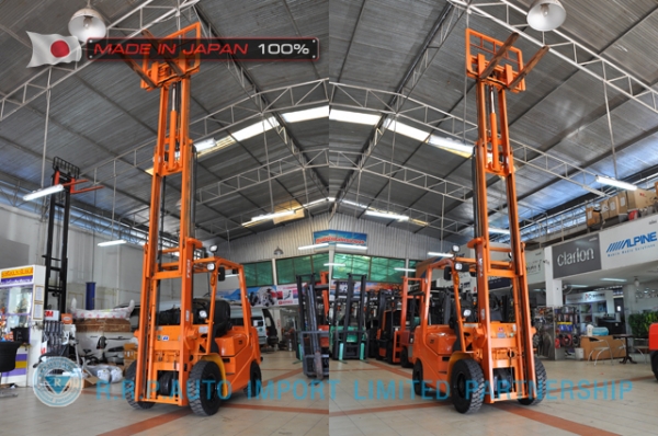 ขายรถโฟล์คลิฟท์มือสอง TCM รุ่น FD25T6H-39E00762 นำเข้าจากประเทศญี่ปุ่น 100\% ไม่เคยใช้งานในประเทศไทย