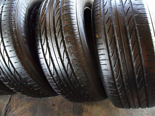 ยาง18กระบะสูง บริดสโตน ญี่ปุ่น 265-60-18ลงพื้นปี15 ดอกเกือบ1เซ็น