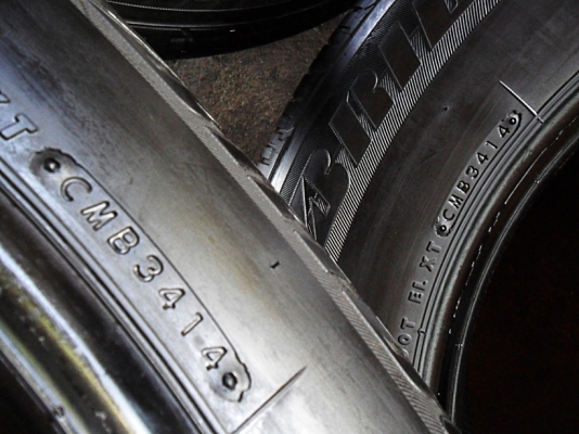 ยาง18กระบะสูง บริดสโตน ญี่ปุ่น 265-60-18ลงพื้นปี15 ดอกเกือบ1เซ็น