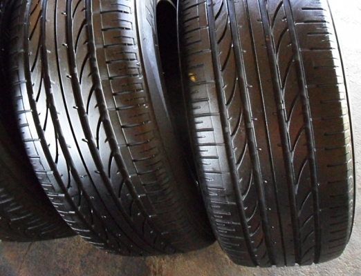 ยาง18กระบะสูง บริดสโตน ญี่ปุ่น 265-60-18ลงพื้นปี15 ดอกเกือบ1เซ็น